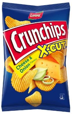 LORENZ X-CUT CHEESE&ONION
