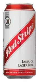 RED STRIPE CANS