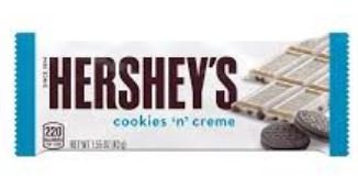 HERSHEY COOKIE N CREME BAR
