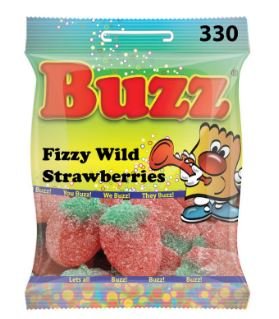 BUZZ FIZZY WILD STRAWBERRIEDS