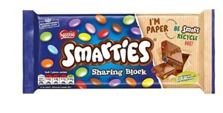 SMARTIES MILK CHOC SHARING