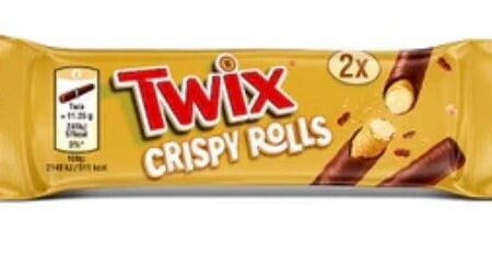 TWIX CARAMEL CRISPY ROLLS