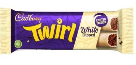 CADBURY TWIRL WHITE DIPPED